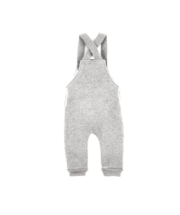 Walklatzhose 100% Merinowolle - Grau