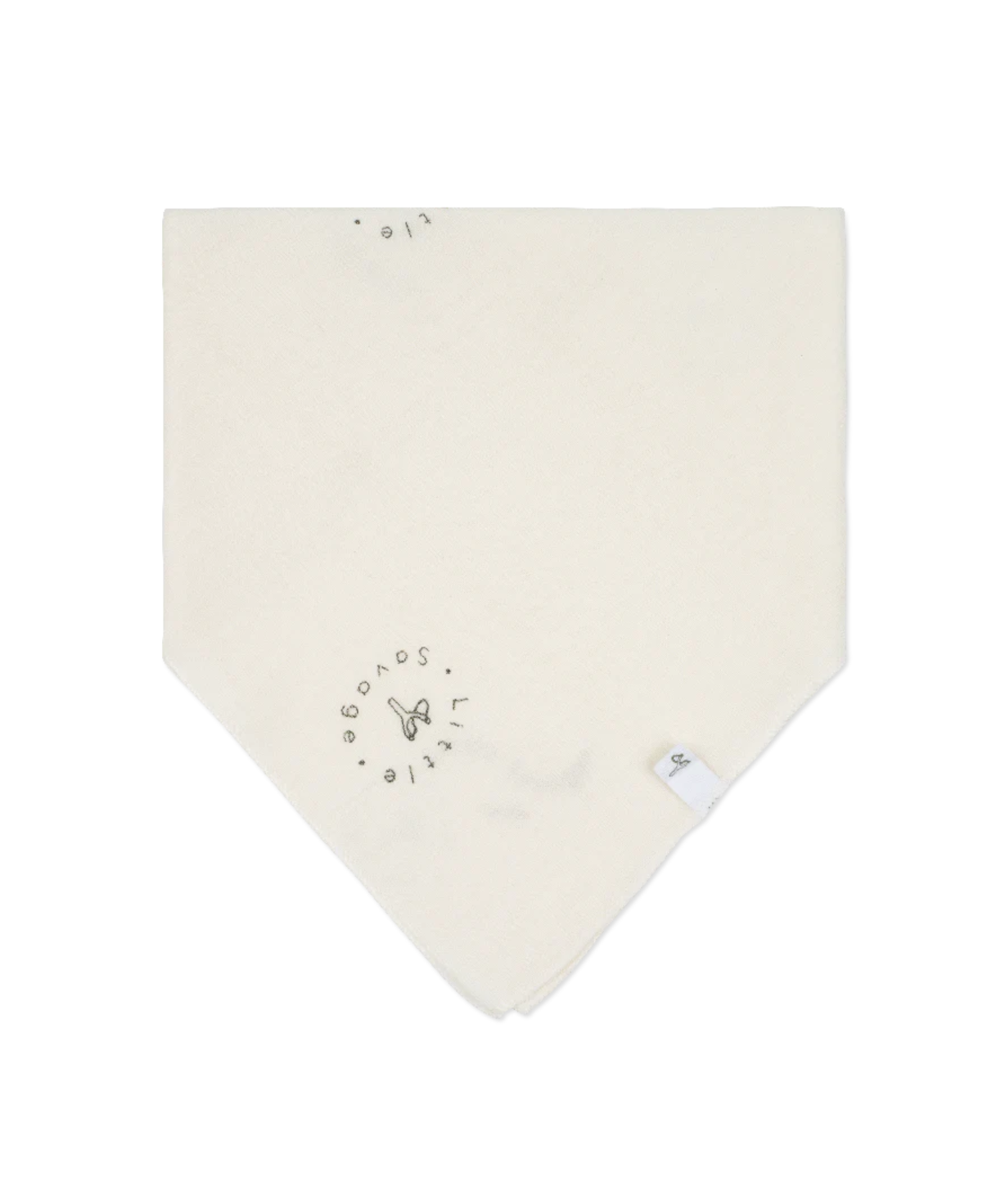 Bandana Lätzchen 100% Merinowolle - Stamp Agave