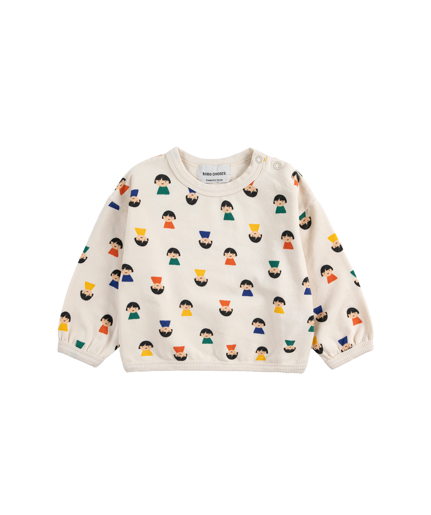 Game Pawns all over Sweatshirt - Weiss