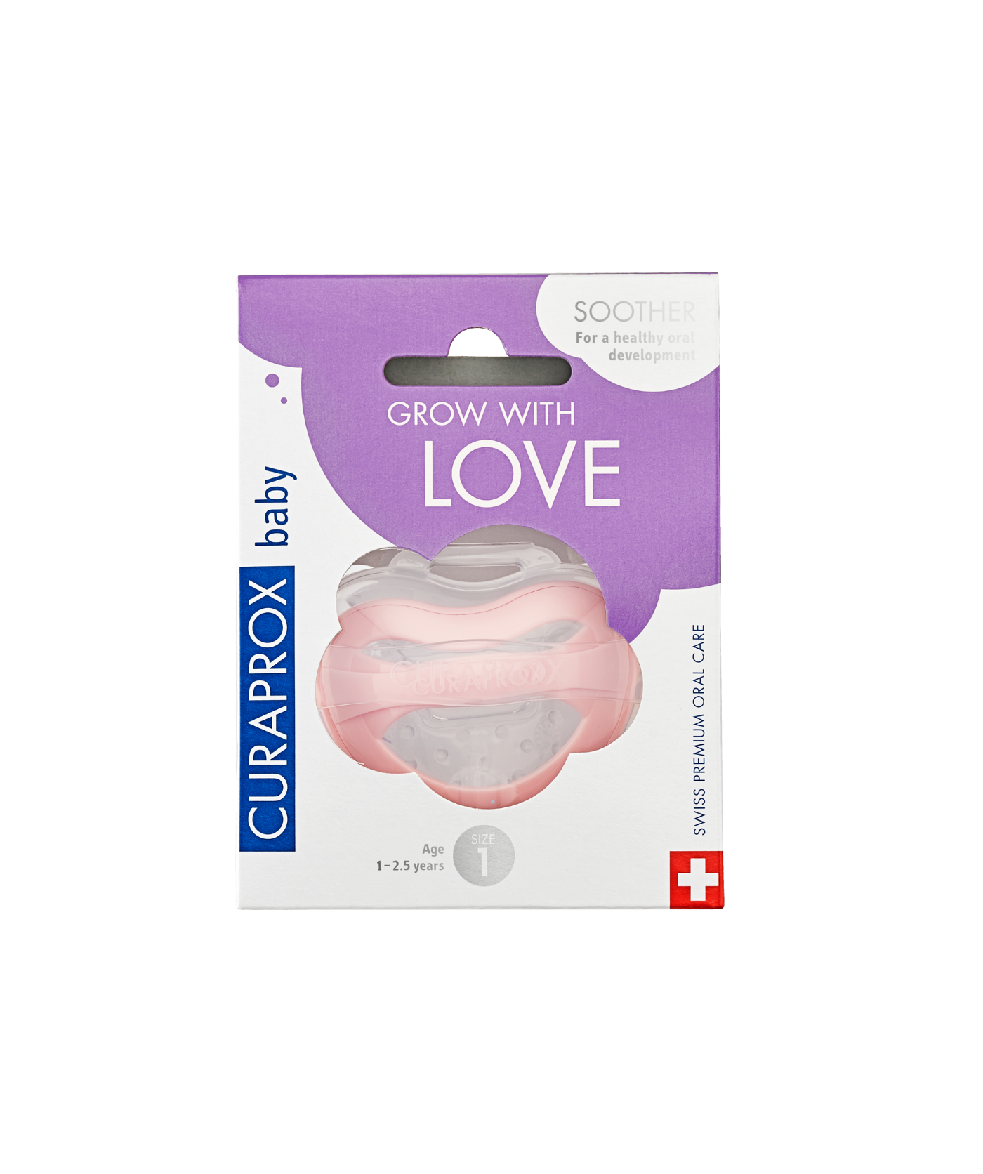 Korrektur-Schnuller Baby Gr. 1 - Pink