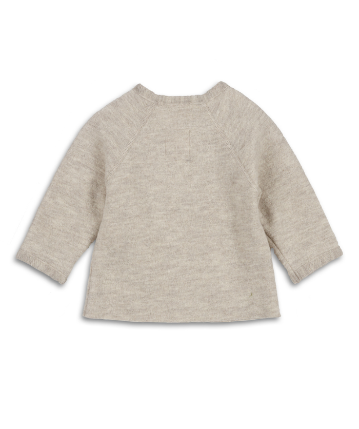 Walk-Jäckchen zum Binden - Natur