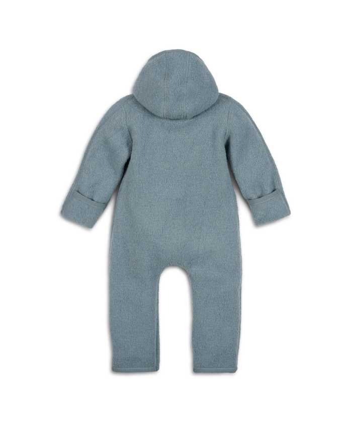 Wollwalkanzug 100% Bio-Schurwolle - Rauchblau