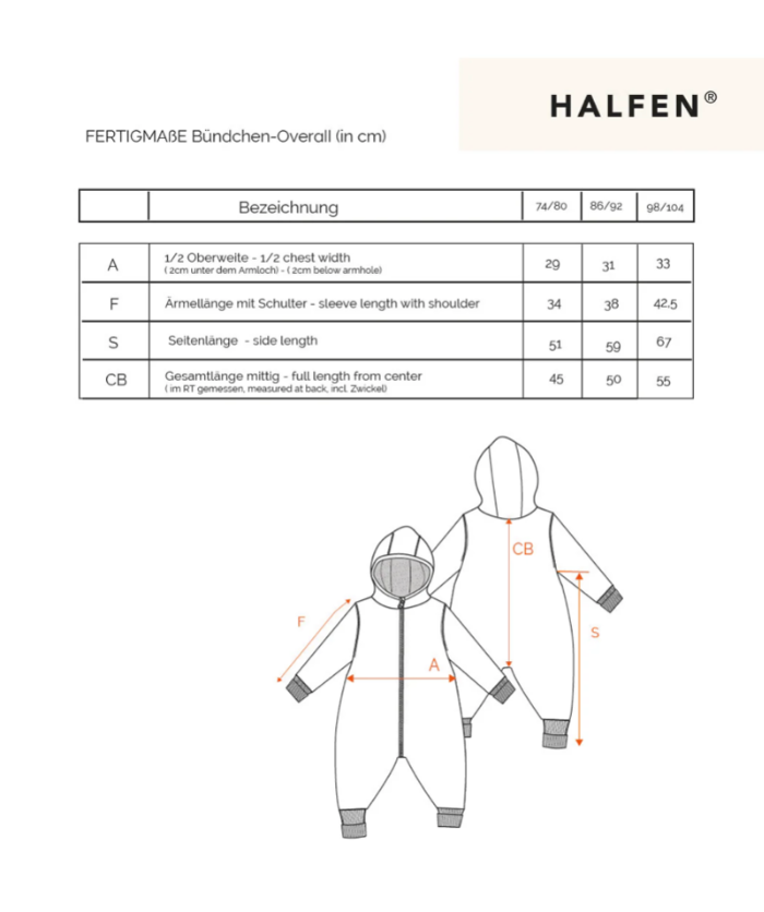 Walk Overall mit Teddyfutter - Rauchblau