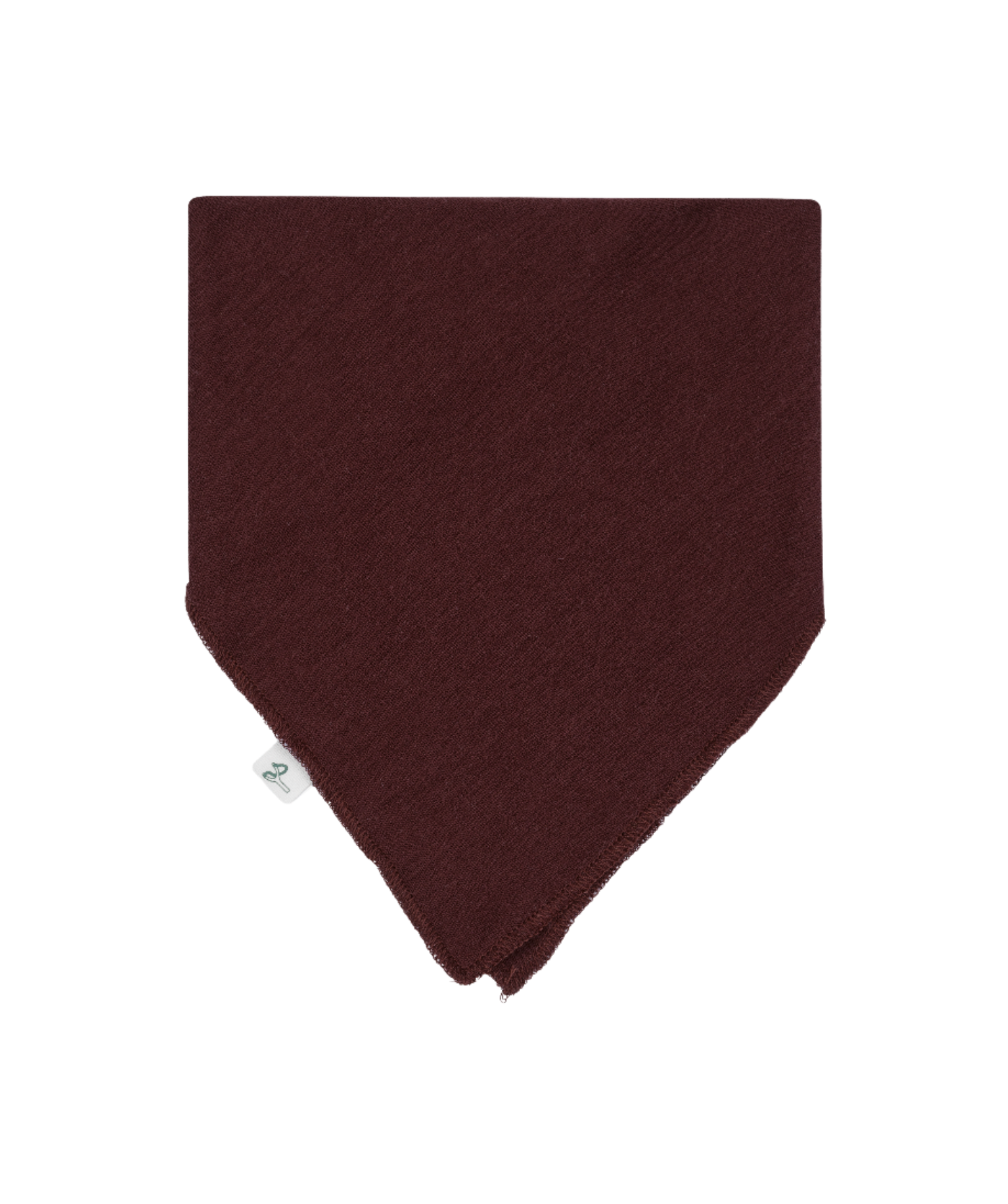 Bandana Lätzchen 100% Merinowolle - Chocolate