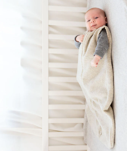 Walk-Schlafsack 100% Merinowolle - Natur