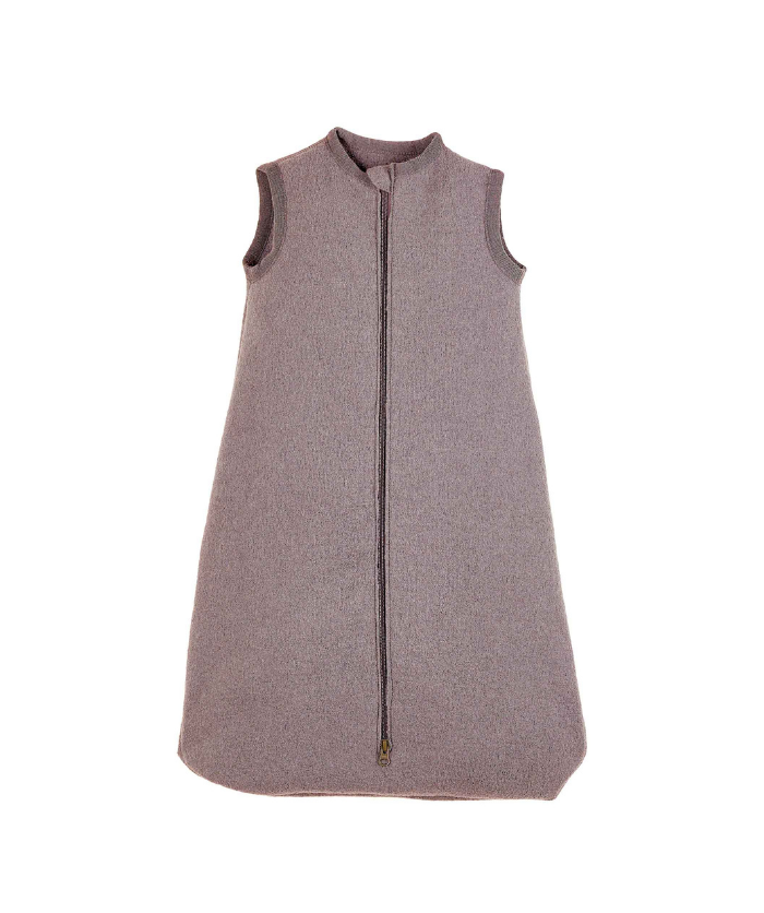 Walk-Schlafsack 100% Merinowolle - Mauve