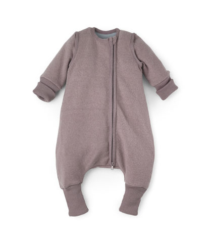 Walk-Schlafsack mit Beinen und abnehmbaren Armen - Mauve