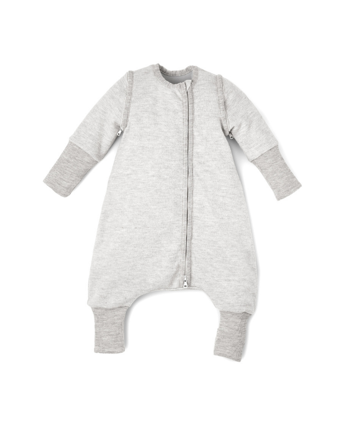 Walk-Schlafsack mit Beinen und abnehmbaren Armen - Grau