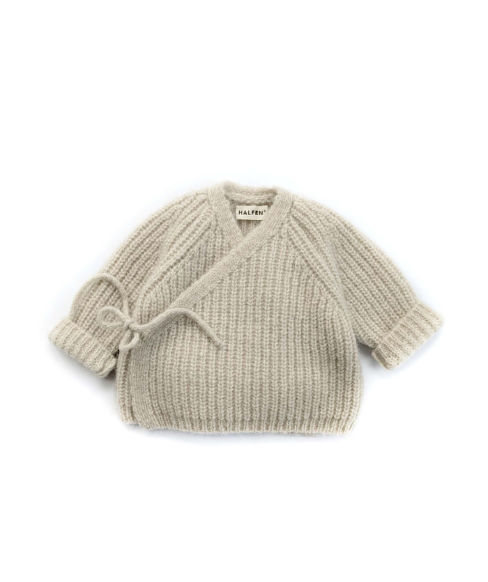 Baby Alpaka Cardigan - Beige