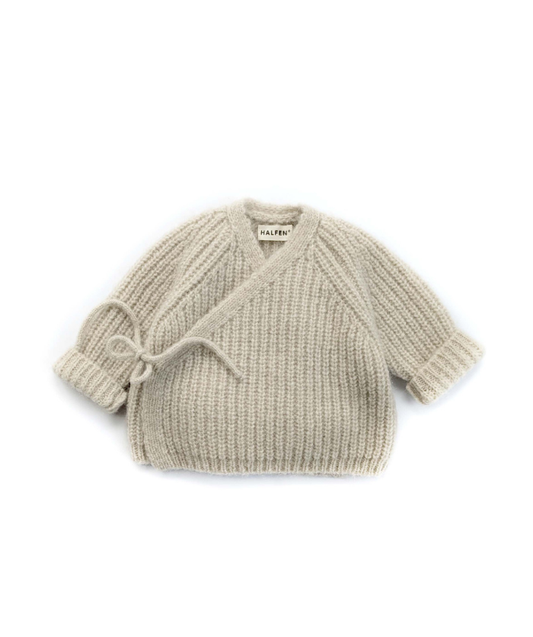 Baby Alpaka Cardigan - Beige