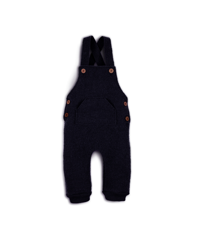 Walklatzhose 100% Merinowolle - Navy