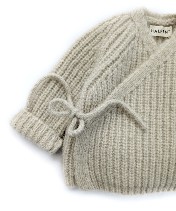 Baby Alpaka Cardigan - Beige