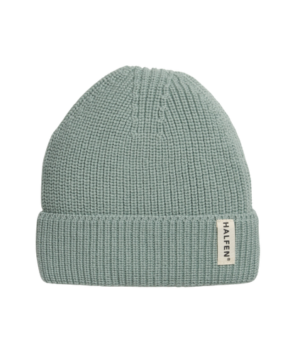 Strickmütze - 100% Merinowolle - Mint