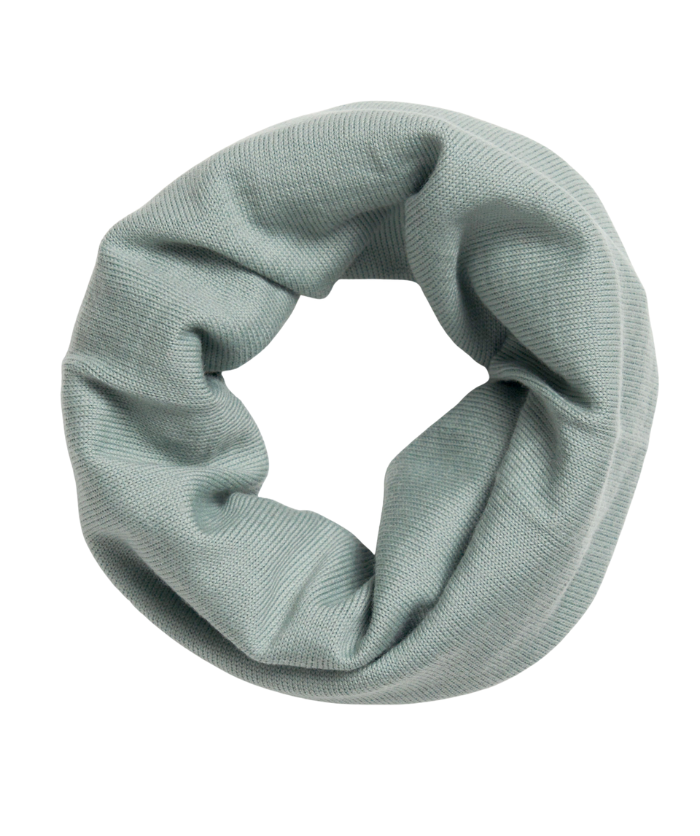 Strick-Schlauchschal - 100% Merinowolle - Mint