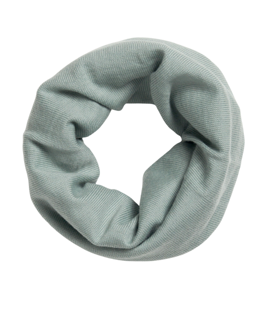 Strick-Schlauchschal - 100% Merinowolle - Mint