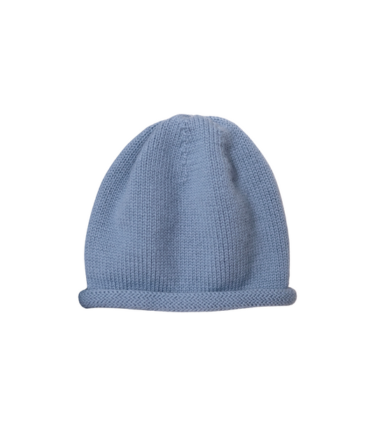 The Woolly Hat 100% Merinowolle - Blue
