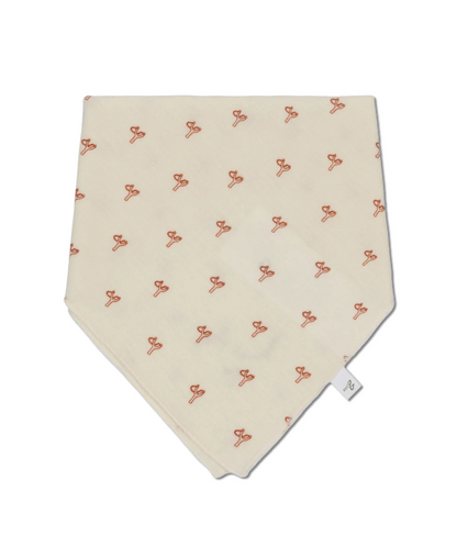 Bandana Lätzchen 100% Merinowolle - Sling Rust