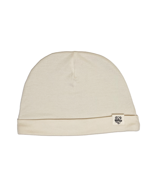 Mütze 100% Lyocell - Cute Beige