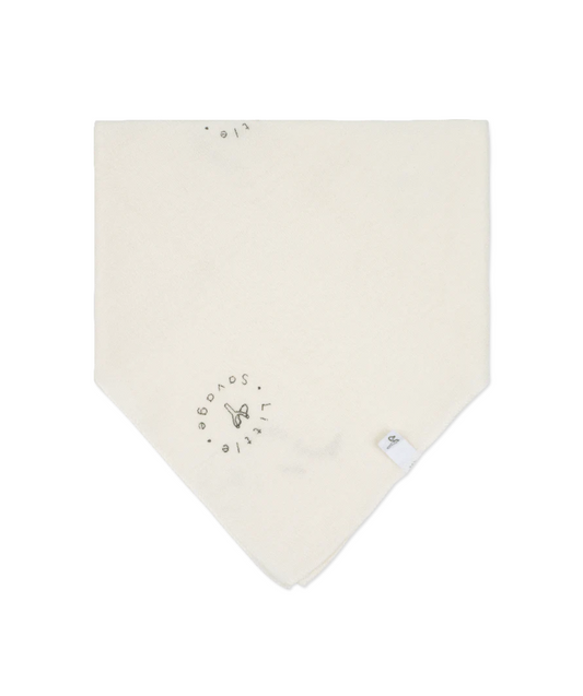 Bandana Lätzchen 100% Merinowolle - Stamp Agave