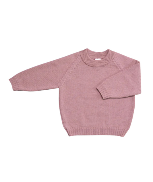 The Woolly Sweater 100% Merinowolle - Rose
