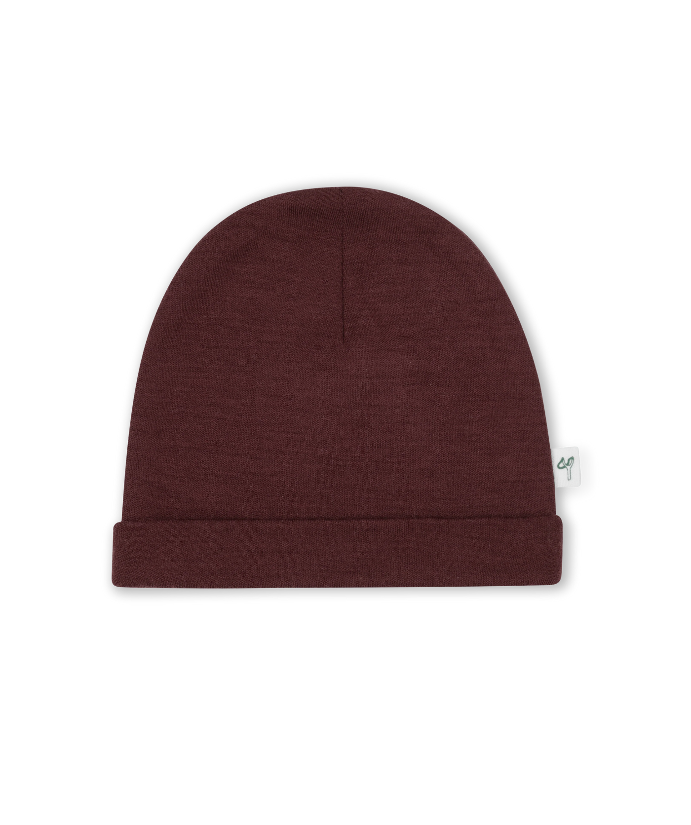 Beanie 100% Merinowolle - Chocolate