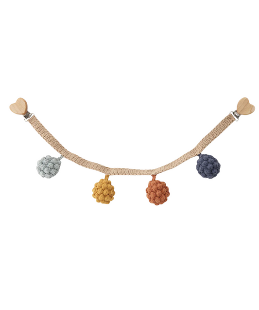 Beeren-Kinderwagenkette - Beige/Mehrfarbig