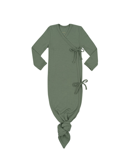 Schlafanzug Body 100% Merinowolle - Agave