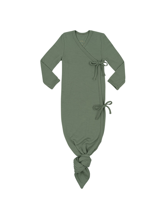 Schlafanzug Body 100% Merinowolle - Agave
