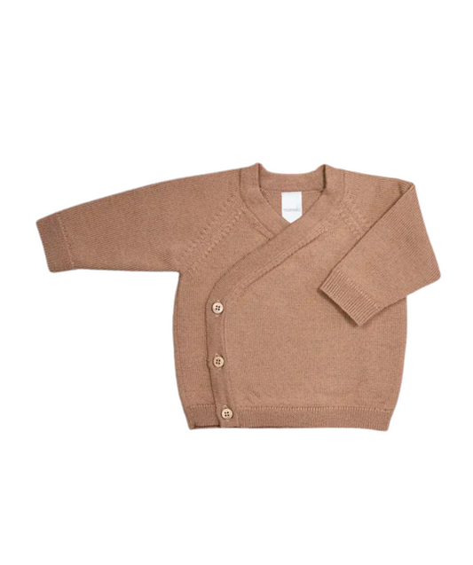 The Woolly Baby Jacket 100% Merinowolle - Camel