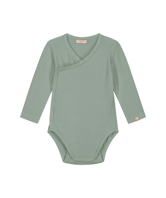 Wickelbody Langarm - Sage