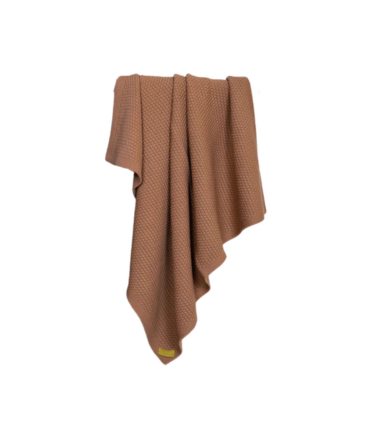 The Woolly Blanket 100% Merinowolle - Camel