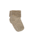 Baby wool socks - Light Brown Melange