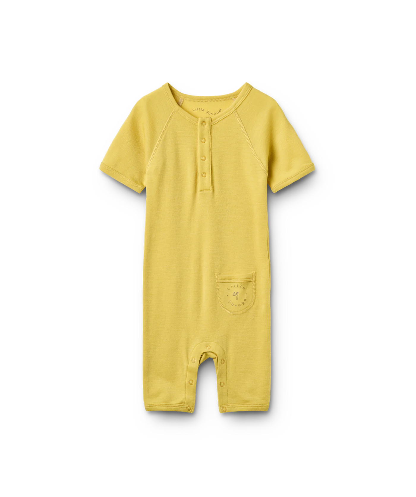 Play Suit 100% Merino Wool - Mustard