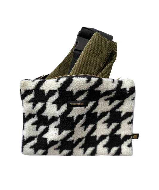 Kleinkindertrage Beutel - Houndstooth Teddy