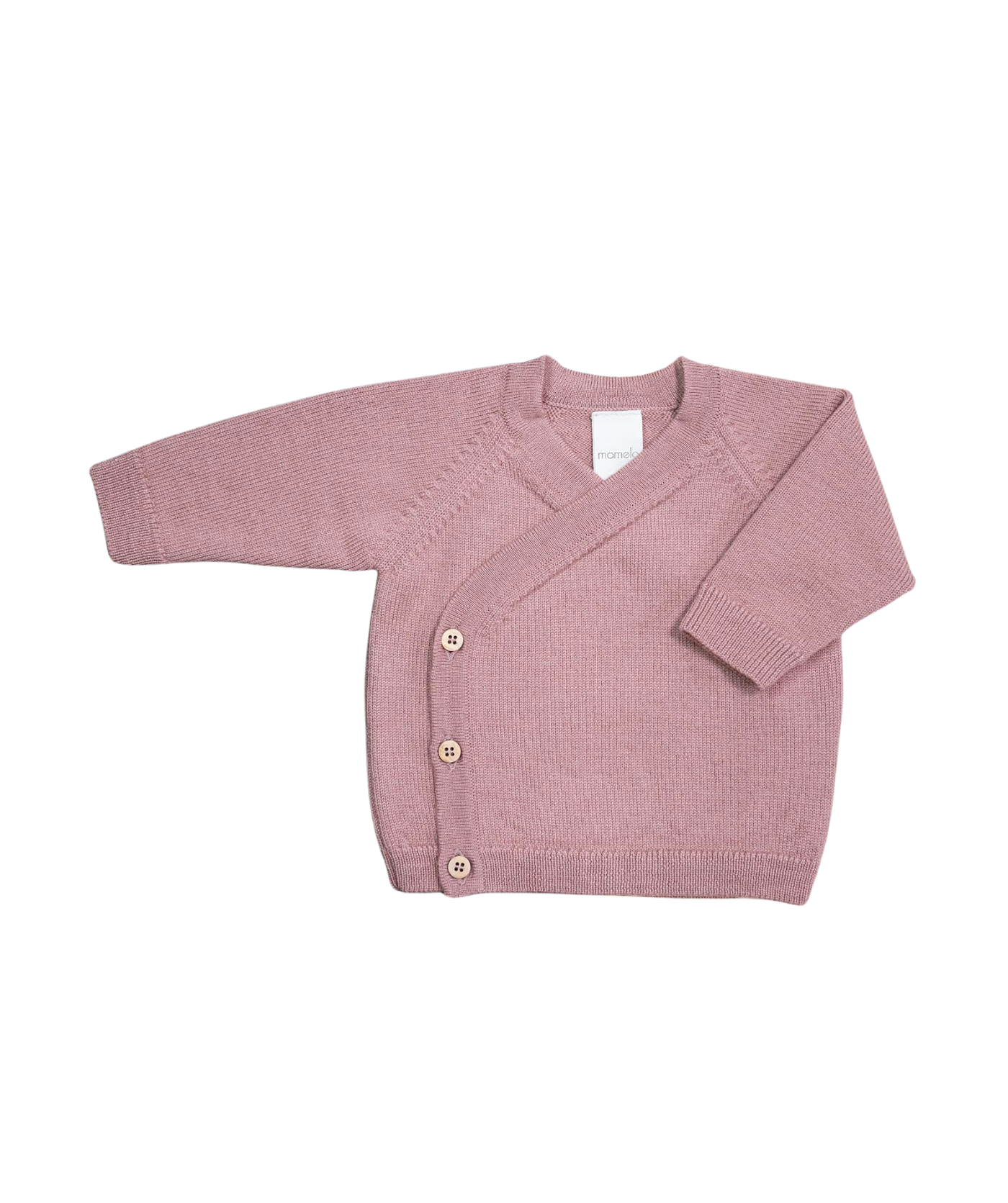 The Woolly Baby Jacket 100% Merino Wool - Rose