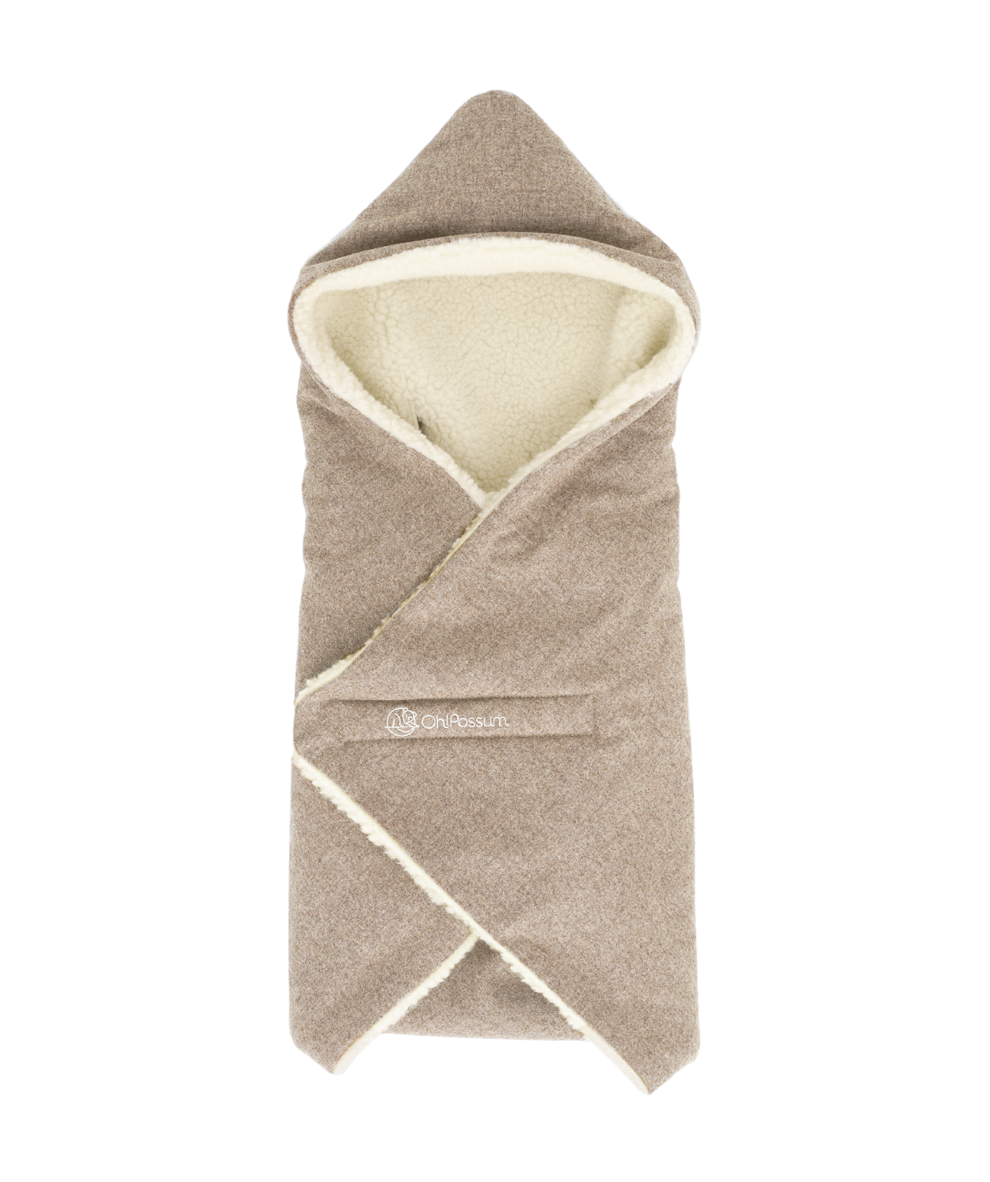 Einschlagdecke Koala 100% Merinowolle - Beige