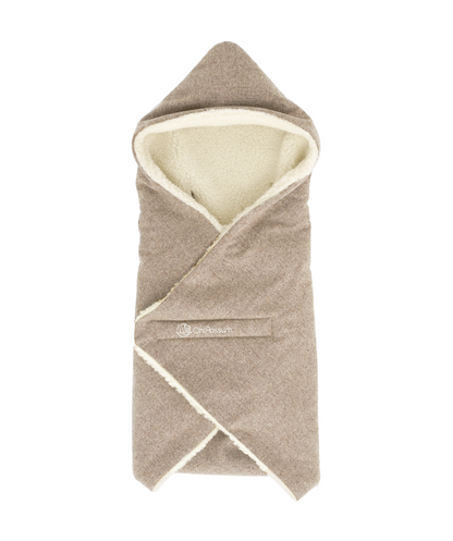 Einschlagdecke Koala 100% Merinowolle - Beige