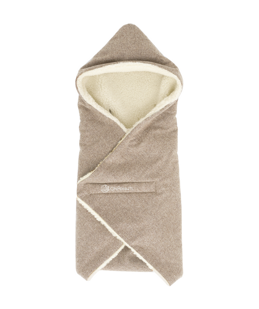Einschlagdecke Koala 100% Merinowolle - Beige