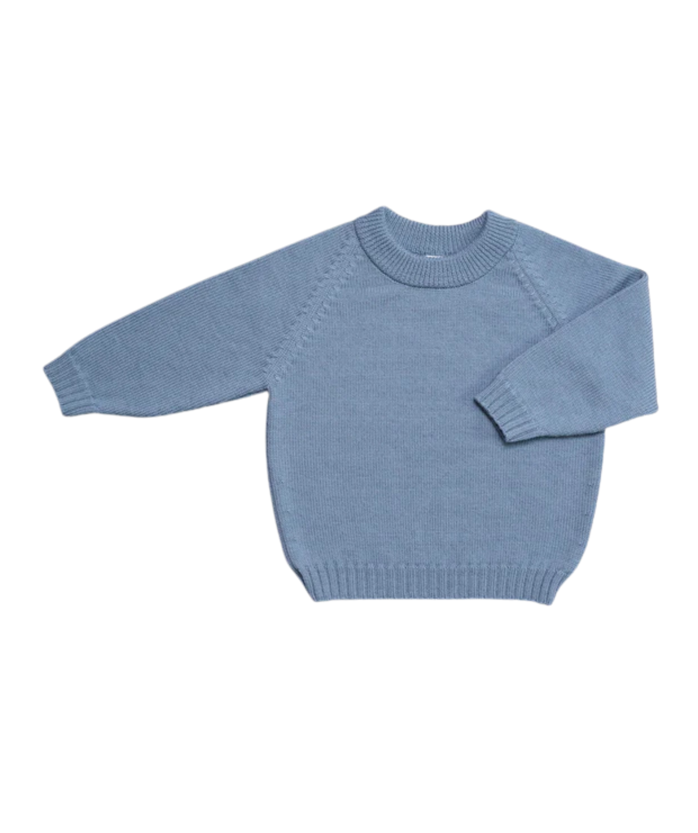 The Woolly Sweater 100% Merinowolle - Blue
