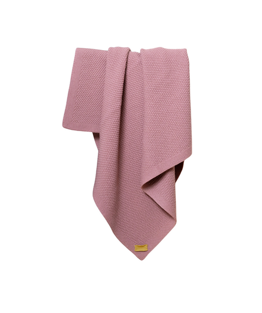 The Woolly Blanket 100% Merinowolle - Rose
