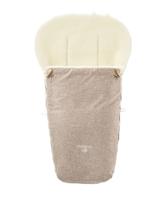 Fusssack Wombat 100% Merinowolle - Beige
