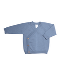 The Woolly Baby Jacket 100% Merino Wool - Blue