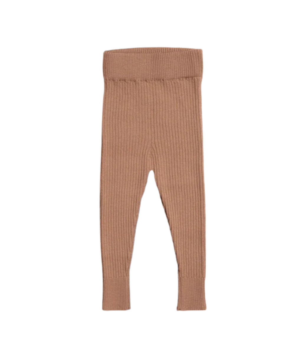 The Woolly Leggings 100% Merino Wool - Camel