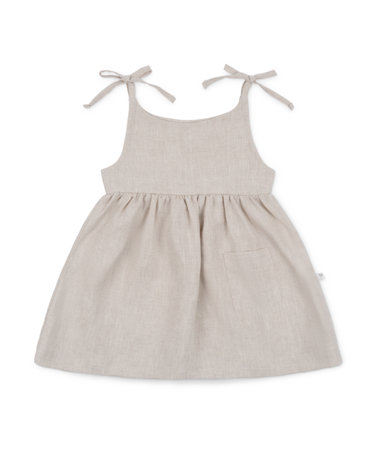 Leinen Kleid - Nature