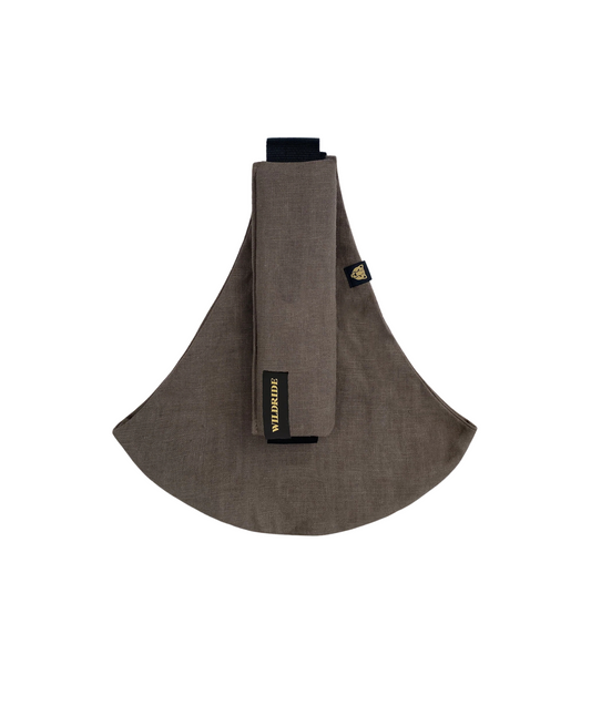 Kleinkindertrage - Brown Linen