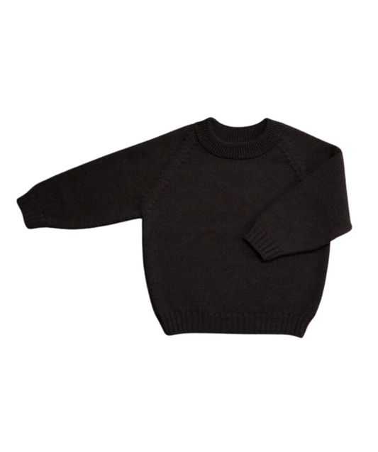 The Woolly Sweater 100% Merinowolle - Chocolate