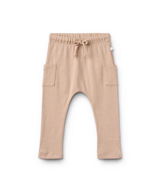 Combi Pants 100% Merinowolle - Nougat