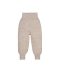 Fine-knit trousers 100% Merino wool - natural