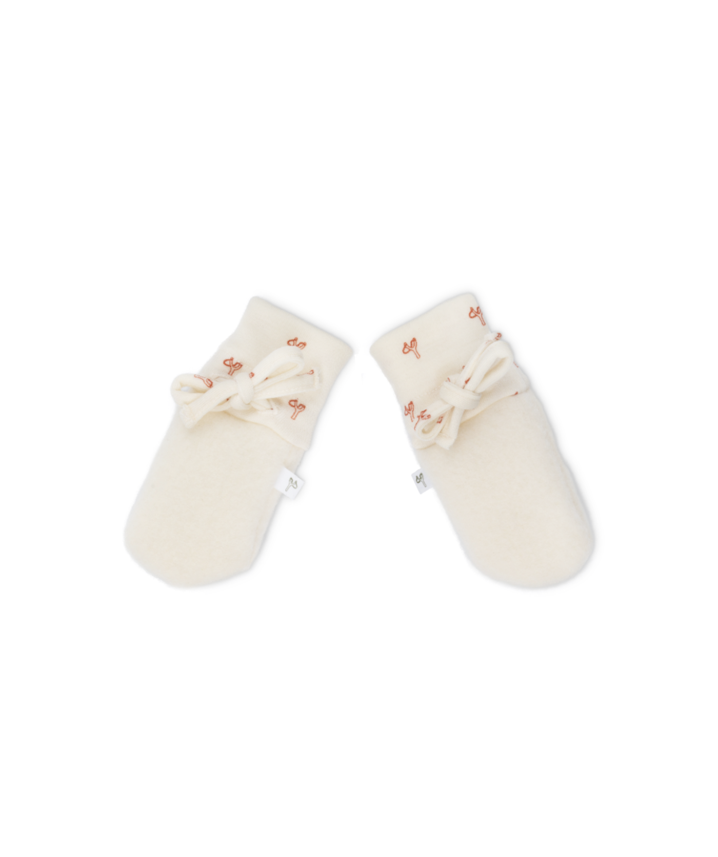 Handschuhe mit gebürsteter Wolle - Nature