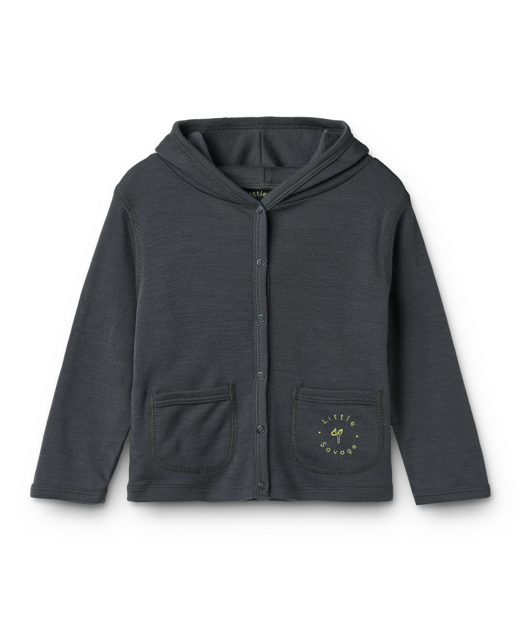 Bear Jacket 100% Merino Wool - Moonlight